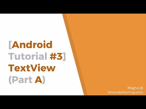 [Android Tutorial #3] TextView (Part A)
