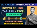 Data Analysis Complete Full Course | Data Analyst Portfolio Project | Start to End | Finance Domain
