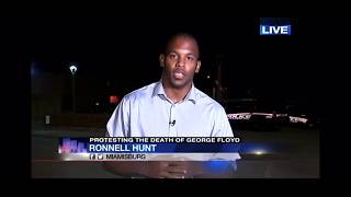 Ronnell Hunt - George Floyd Protest in Miamisburg Ohio