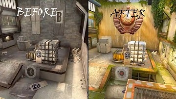 The new csgo map walkthrough (The New Cache + cool smoke and flash)