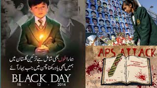 Army Public school Peshawar Attack😓|16 December Black day Status|16 December Status|Black day Status