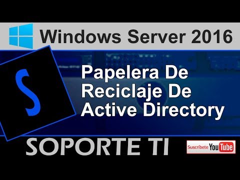 Video: ¿Cómo restauro una papelera de reciclaje de Active Directory?