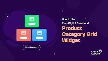 How to Use Easy Digital Download Product Category Grid Widget
