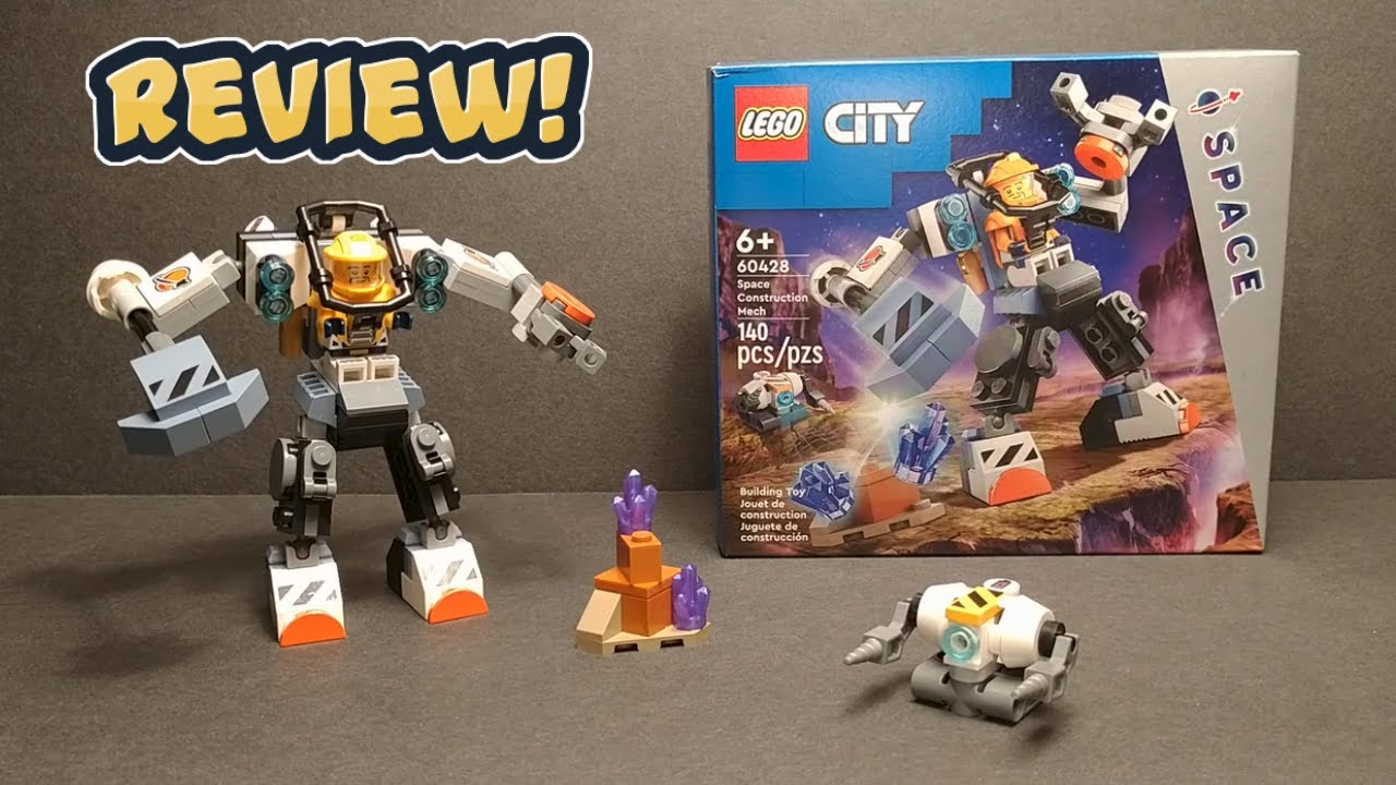 LEGO City 60428 Space Construction Mech Review! - YouTube