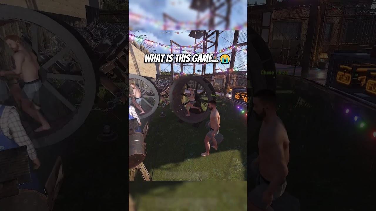 the new water wheel is crazy... #rust #rustgame