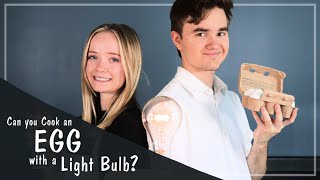 Can You Cook an Egg with a Light Bulb | LightBulbs.com Experiment