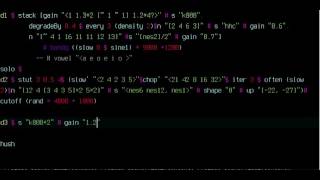 tidalcycles live coding - antr