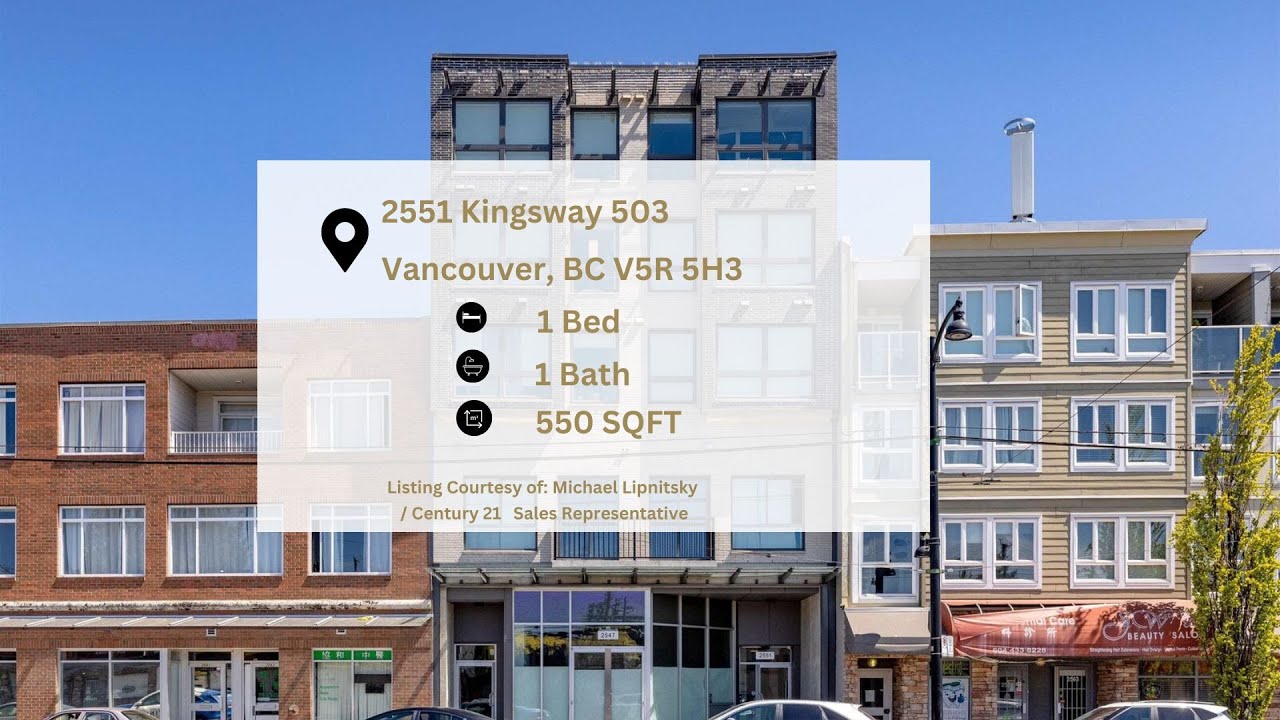 2551 Kingsway 503 Vancouver, BC V5R 5H3