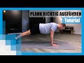 Tutorial: Die Plank richtig machen 💪