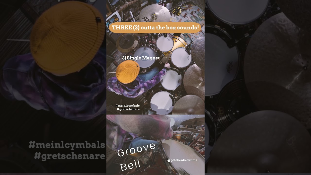 You’ve Never Heard a Bell Do This!?!?  #shorts #petebenkedrums #drums #meinlpercussion