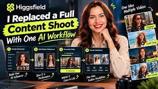 I replaced a full content shoot with one AI workflow