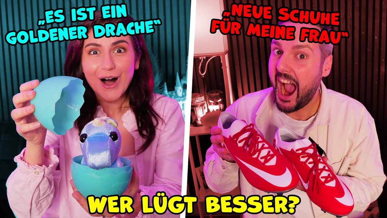 WER KANN BESSER LÜGEN? Meine Frau darf das nicht sehen…Challenge mit Kaan & Dania