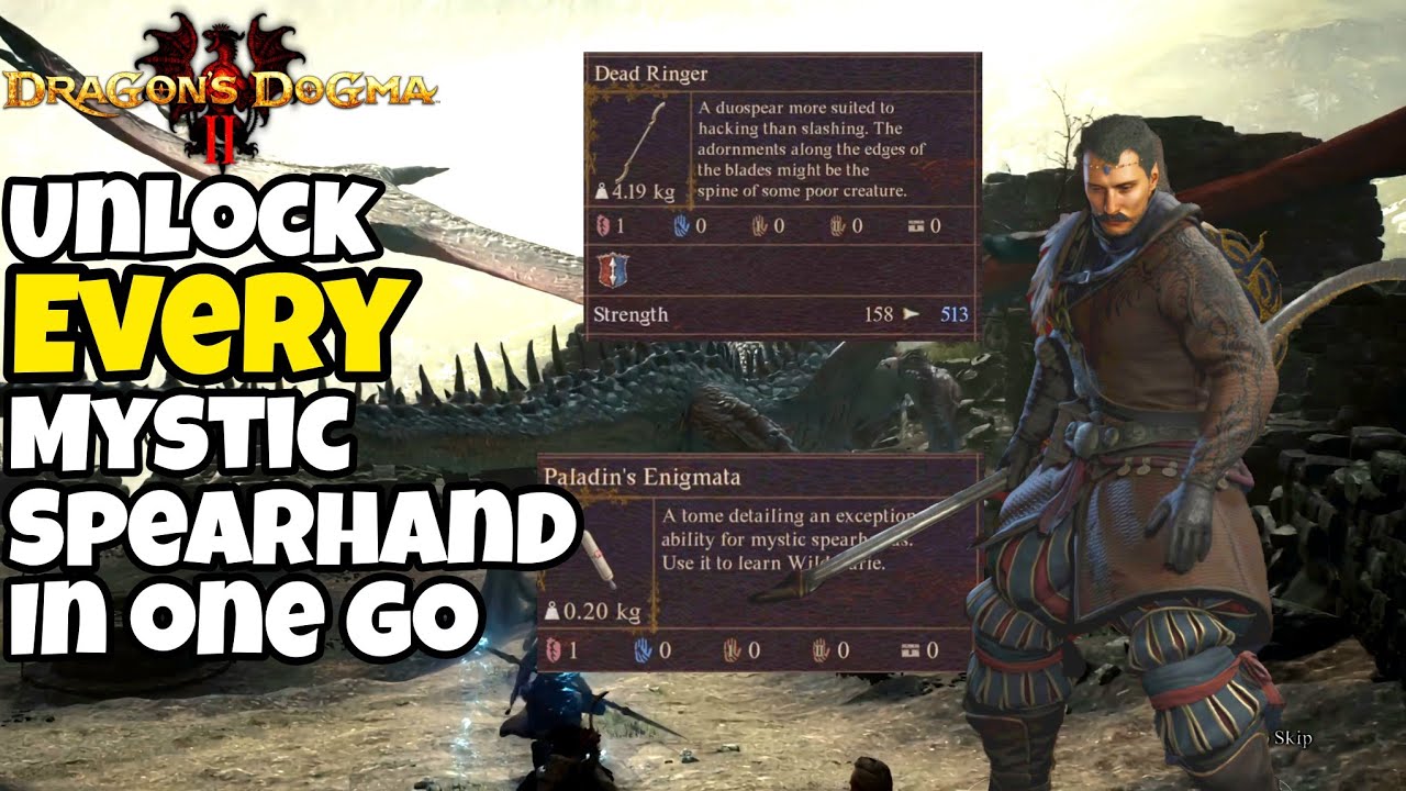Dragons Dogma 2: Mystic spearhand - How to Unlock everything in one ...
