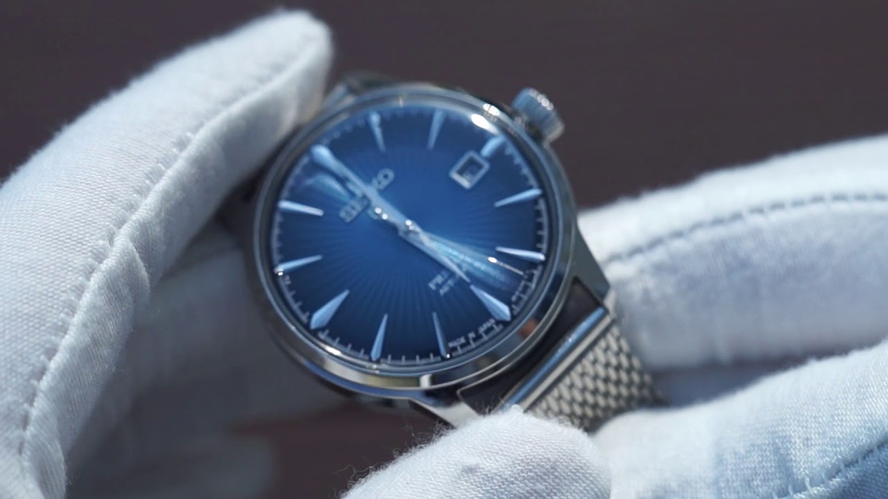 Seiko SRPB41 Presage Blue Moon Cocktail Time Review and SARB065 Cocktail  Time Comparison - YouTube