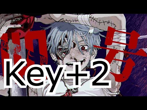 【ニコカラ】  Key＋2　Off Vocal　偽物人間40号　カラオケ　キー変更　キー上げ