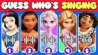 Disney Diva Showdown: Identify the Voice!  Snow White, Moana, Elsa, Rapunzel, Mirabel