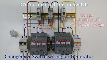 How to make Automatic Transfer Switch with contactor (ATS)
