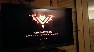 Amiga 600 Vampire 2: boot on Gold Core 2 with X12 multiplier