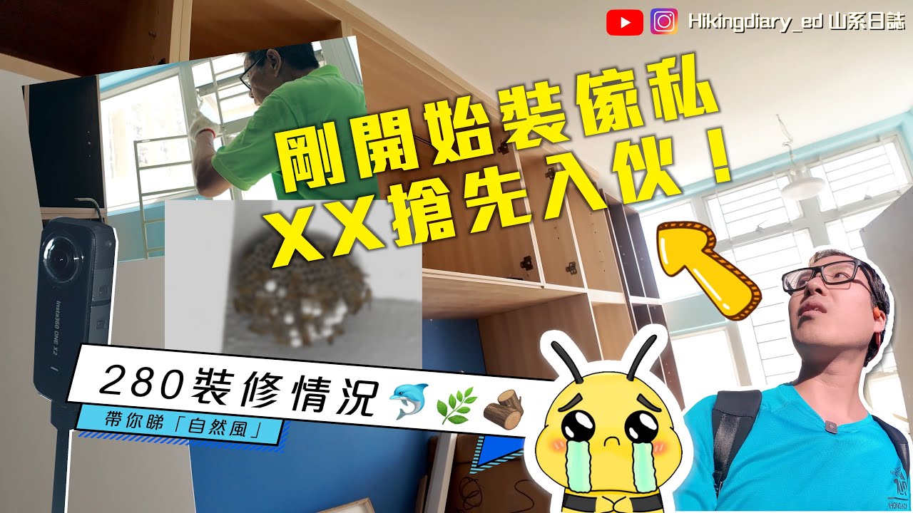 【安秀苑】🏠 280裝修情況☁️🌊🌿  裝傢私剛開始1日，已經有xx入伙，點算好？｜#安秀苑 #居屋 #裝修｜Part 8