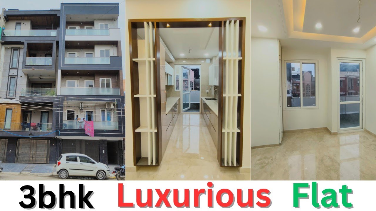 3bhk luxurious Flat with Car parking,Lift in Rohini Sector 7 Delhi | #3bhkflatnearmetrostation