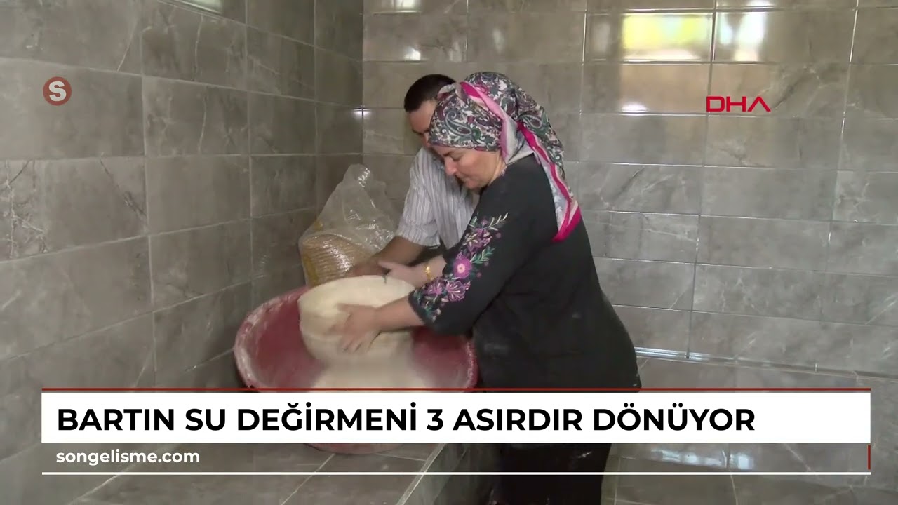 BARTIN Su değirmeni, 3 asırdır dönüyor