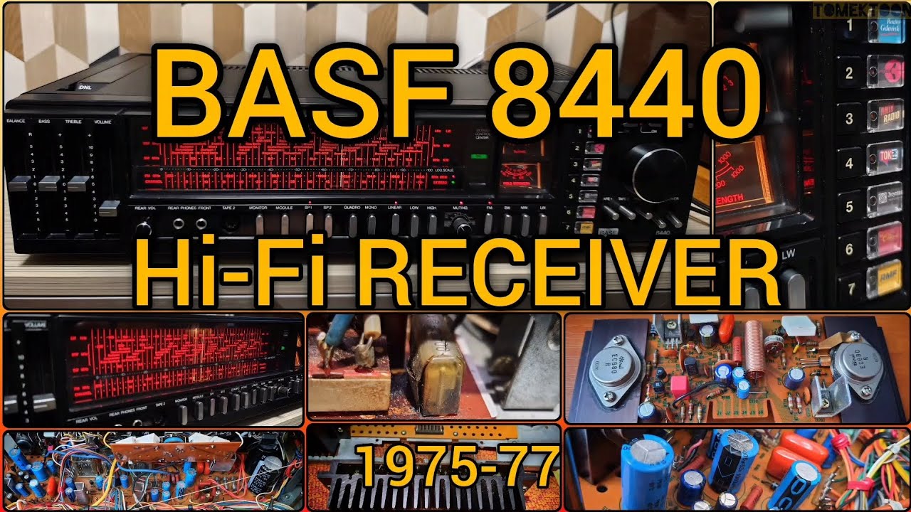 BASF 8440 Hi-Fi Receiver inside (1975-77) 