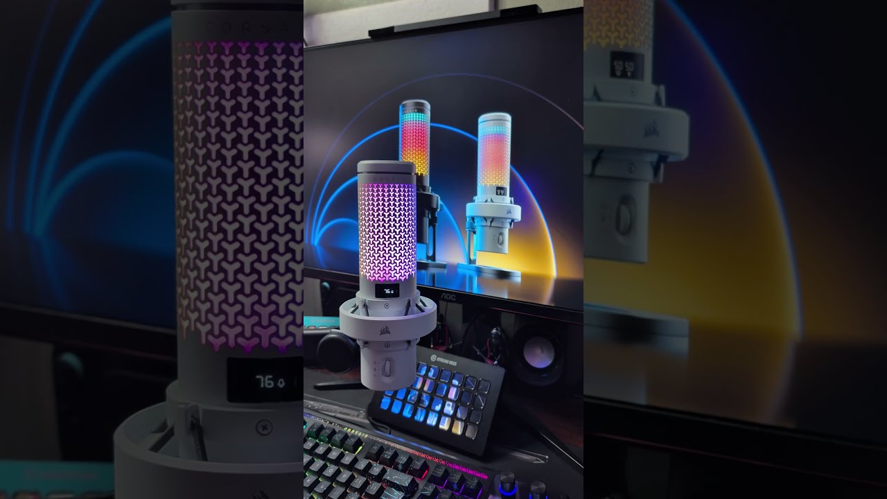 A MIC THAT LOOKS AND SOUNDS AMZING: THE CORSAIR VOXARA #corsair #voxara #pcgaming