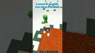 Pseudo Fly tutorial from DDnet in Minecraft