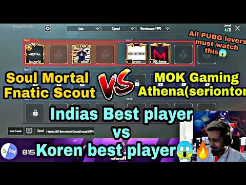 Mortal And Scout vs MOK Gaming And Athena | 2 vs 2 TDM Amazing Fight ...