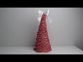 DIY: How to make a Christmas tree from paper wicker