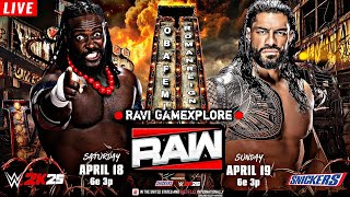 🔴 OBA FEMI vs ROMAN REIGNS LIVE 🔥 WWE RAW Netflix 2026 Full Match PS4 | WWE 2K25