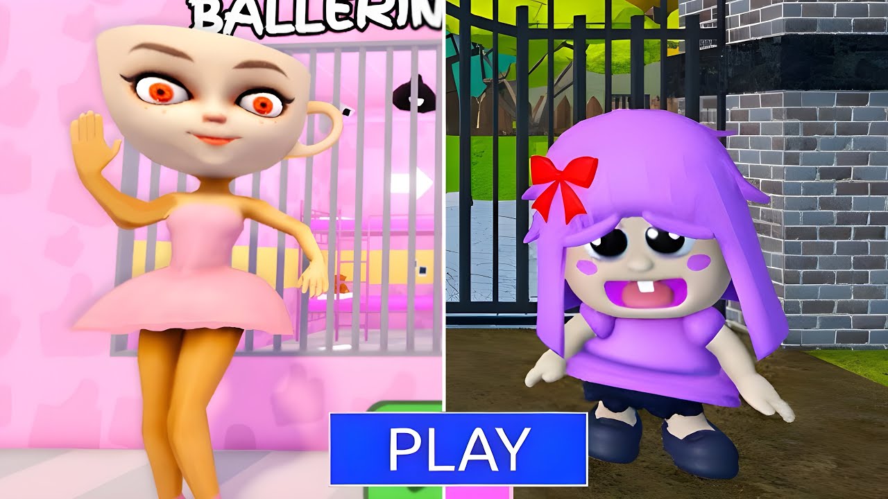 ESCAPE BALLERINA CAPPUCCINA, BABY POLLY ? ROBLOX OBBY