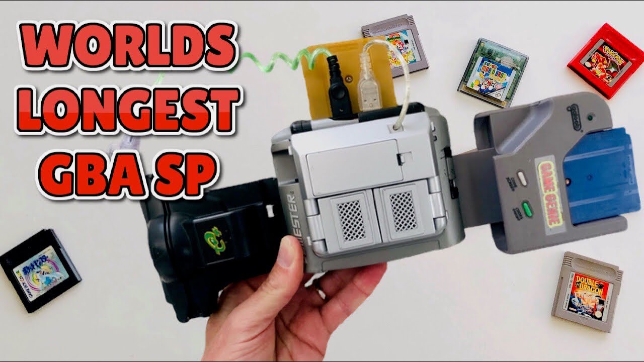 Worlds Biggest Gameboy Advance SP YouTube Worlds Biggest Gameboy Advance SP YouTube