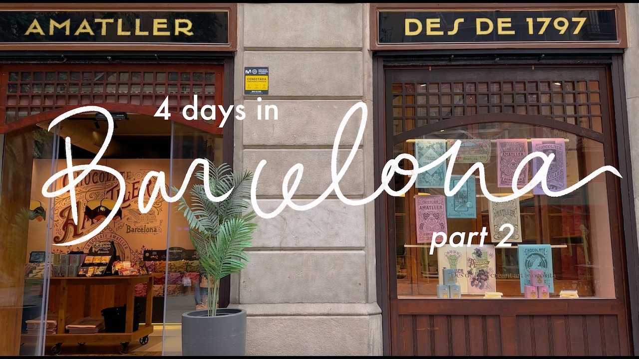 Barcelona vlog: Montjuic, Palau de Musica, Sagrada Familia