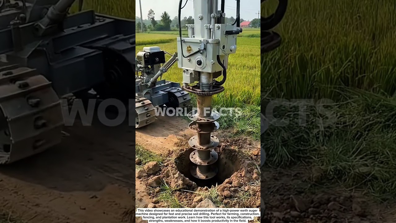 Powerful Field Earth Auger Machine – Fast Hole Drilling Innovation