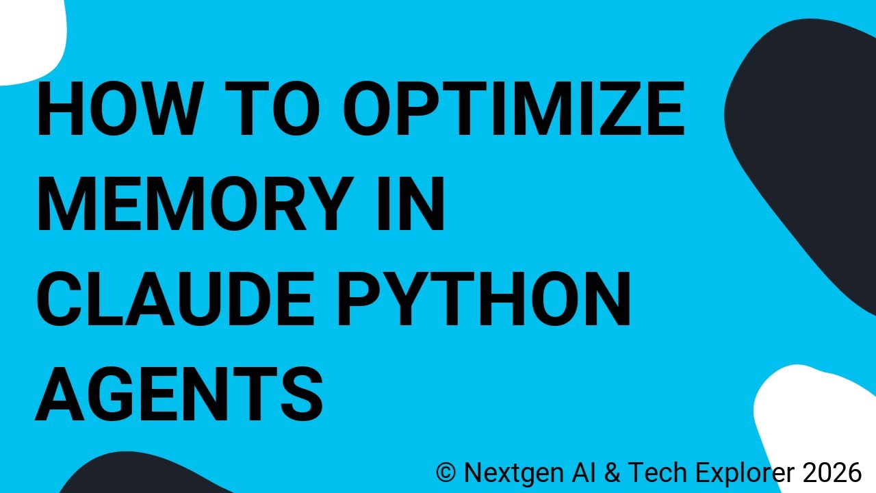 python maximum memory usage , optimizing memory usage... How to Optimize Memory in Claude Python Agents - YouTube