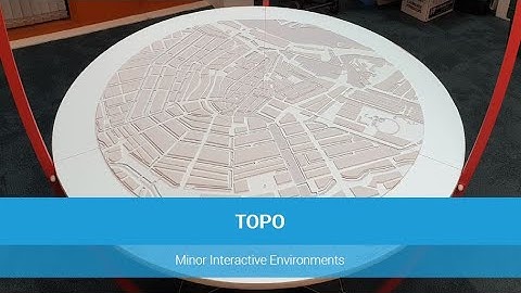 Interactive map of Amsterdam - Topo (Interactive Environments minor TU Delft 2018-2019)