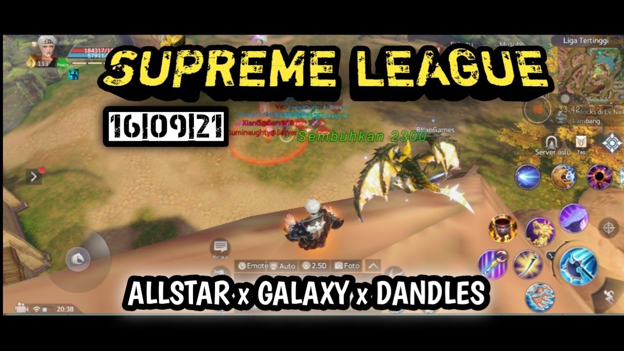ALLSTARS x GALAXY x DANDLES - Supreme League | Perfect World VNG