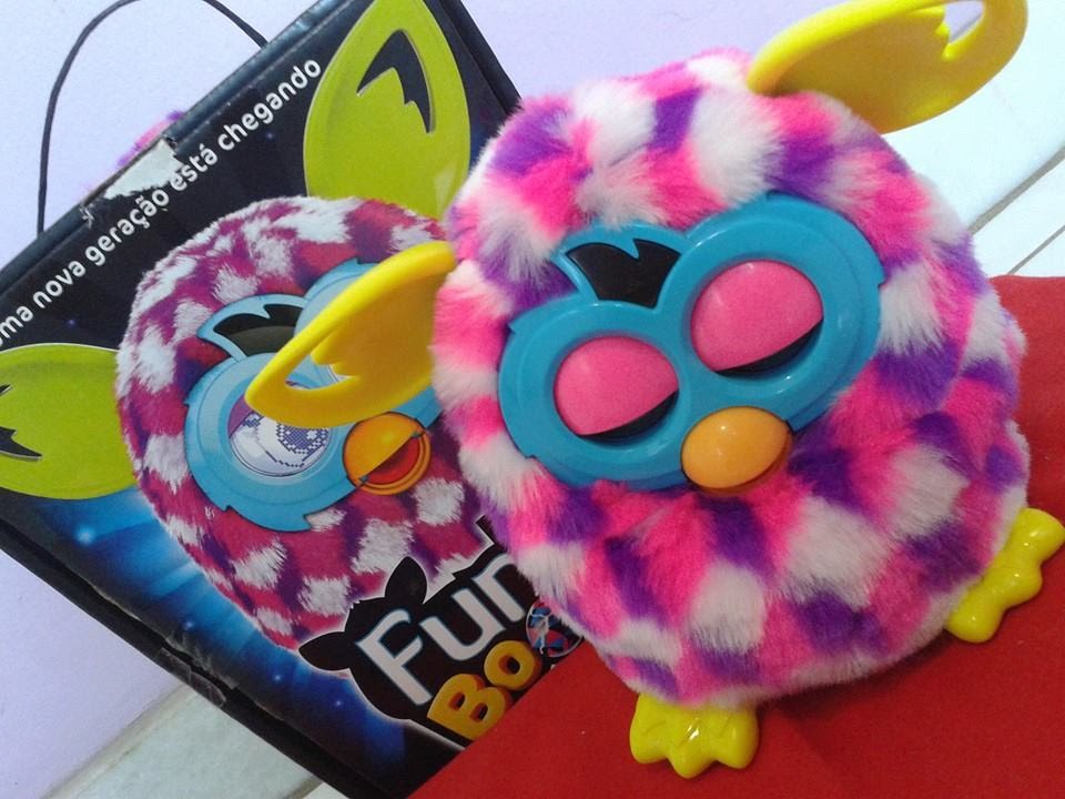 Furby Pink Cubes Boom Plush Toy 