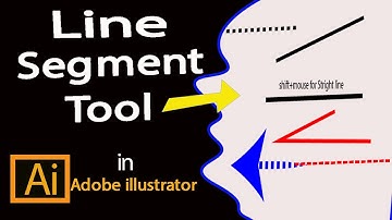 Line Segment Tool in adobe illustrator [ illustrator Basic Tutorial ]