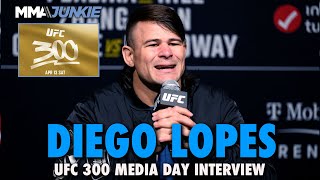 Diego Lopes Pleased to Have Sodiq Yusuff Wish Fulfilled on Massive Card | UFC 300