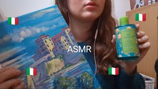 ASMR in Italian🇮🇹 Over-Explaining Triggers~ click whispers, tapping, scratching ✨