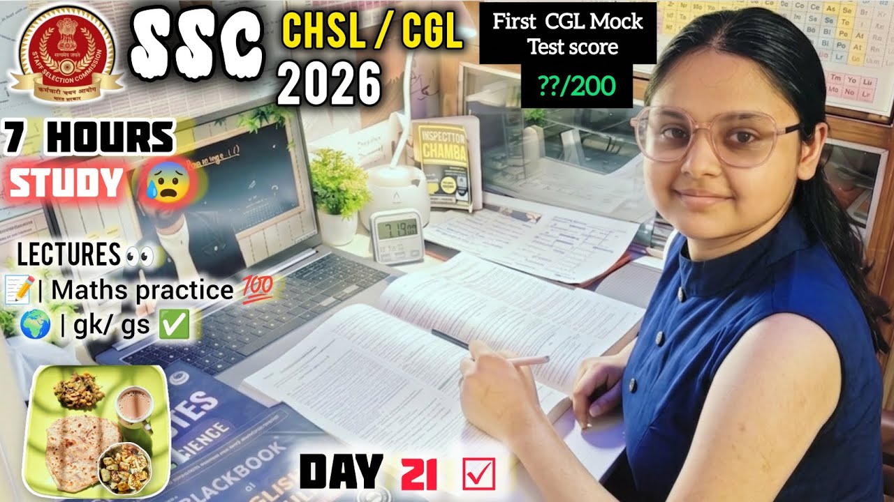 Day - 21 SSC CHSL / CGL 2026 🎯 180 days challenge for syllabus ...