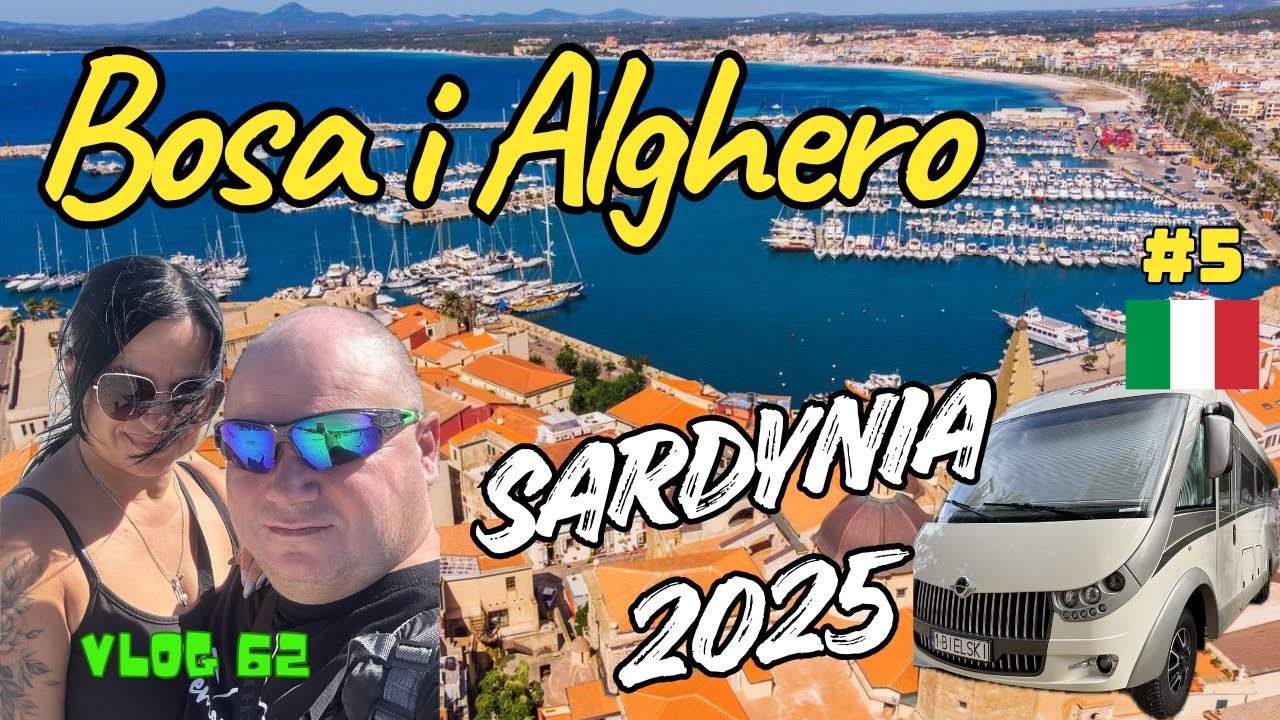 🇮🇹Sardynia z Kampera: Bosa i Alghero w Jeden Dzień! Cała Prawda o Podróży 🚐☀️