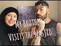 MY NON MUSLIM BROTHER VISITS MOSQUE FIRST TIME || WUDU ATTEMPT GONE WRONG || AMERICAN REVERT