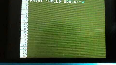 Petit Computer 101: Lesson 1: Starting Out With Hello World