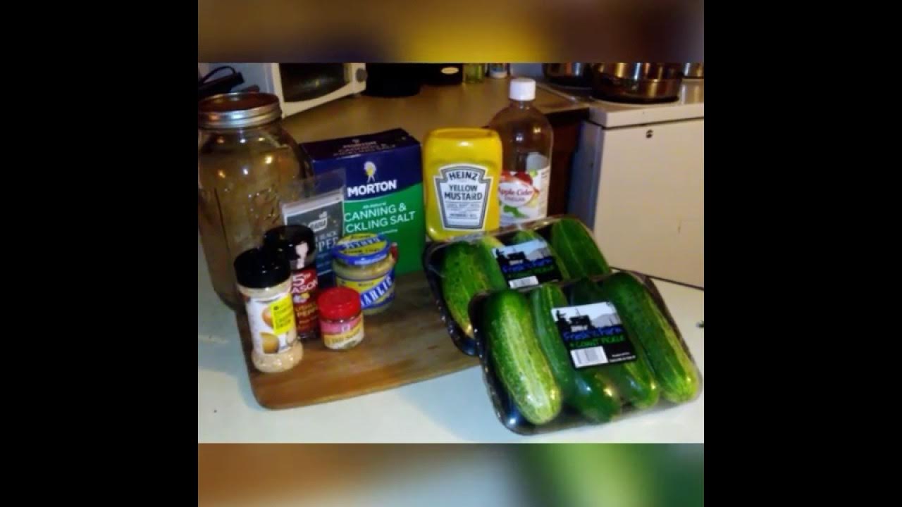 How to make pickles (Claussen knock offs) YouTube
