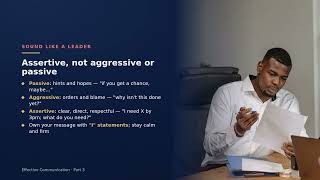 Effective Communication — Part 3: Speaking Clearly & Giving Direction