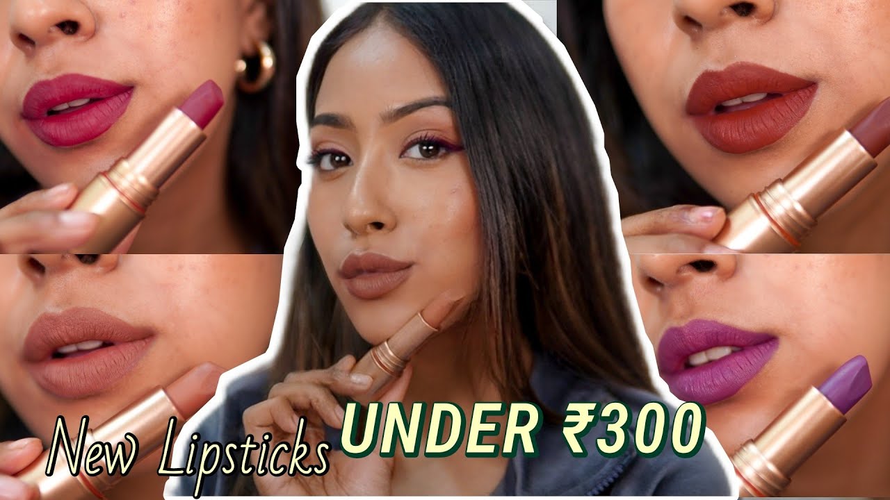 NEW Mars Matinee Lipstick Swatches and Review Under ₹300 only YouTube