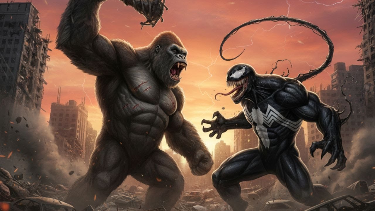 King Kong vs Venom – The Battle That Destroyed an Entire City